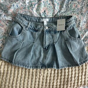 Forever 21 Light Blue Denim Skirt
